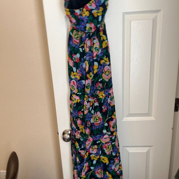 Anthropologie - Floral Somerset Strapless Maxi Dress - Picture 2 of 4